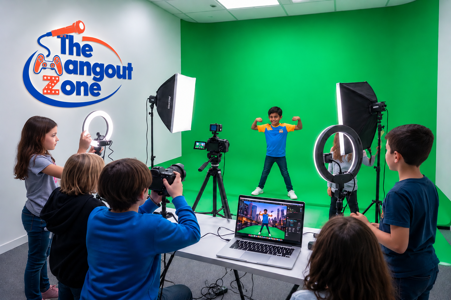 Green screen at The Hangout Zone